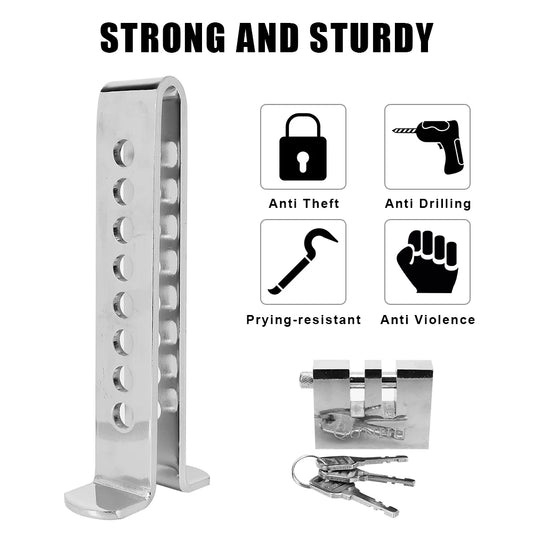 Car Clutch Lock Universal Throttle Accelerator Security Anti-Theft Tool Steel Stainless Auto Brake Pedal Lock Car Accessories