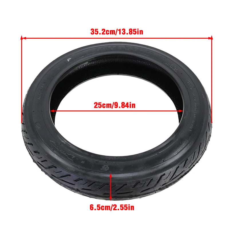 High Quality 14x2.50 Vacuum Tire 14*2.50 Tubeless Tyre 2.50-10 Tyre for Electric Vehicle Accessories