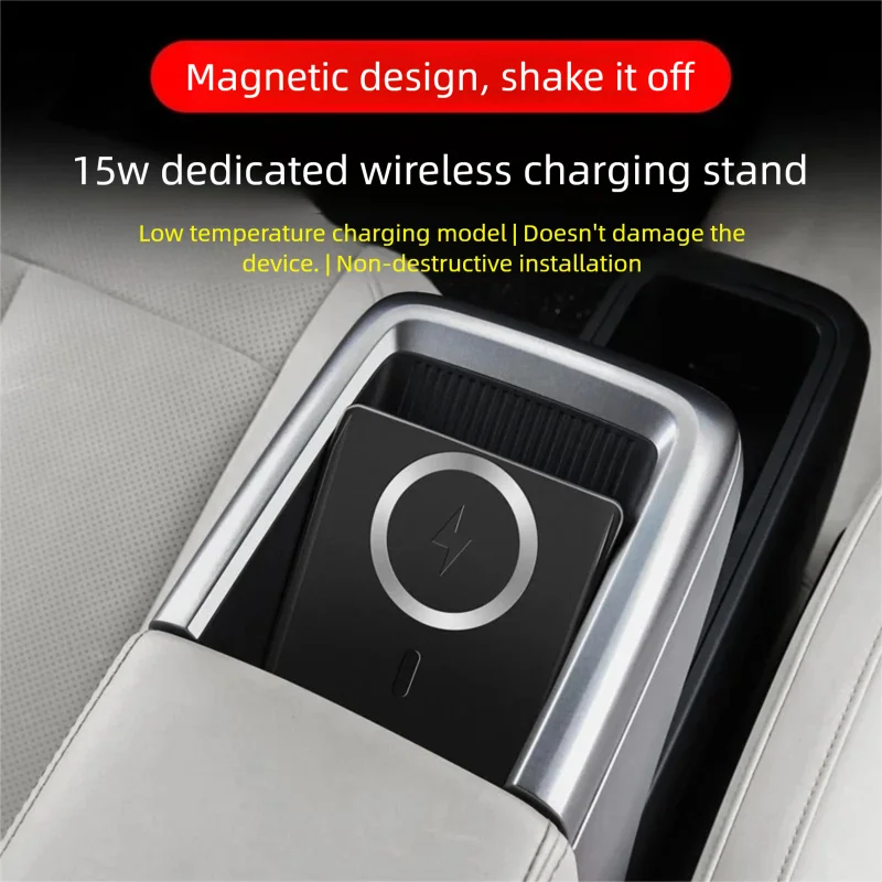 Car Wireless Charging Panel For Chery iCar V23 Accessories 2024 2025 2026 Upgrade Car Fast Charger Interior Modification Bodykit