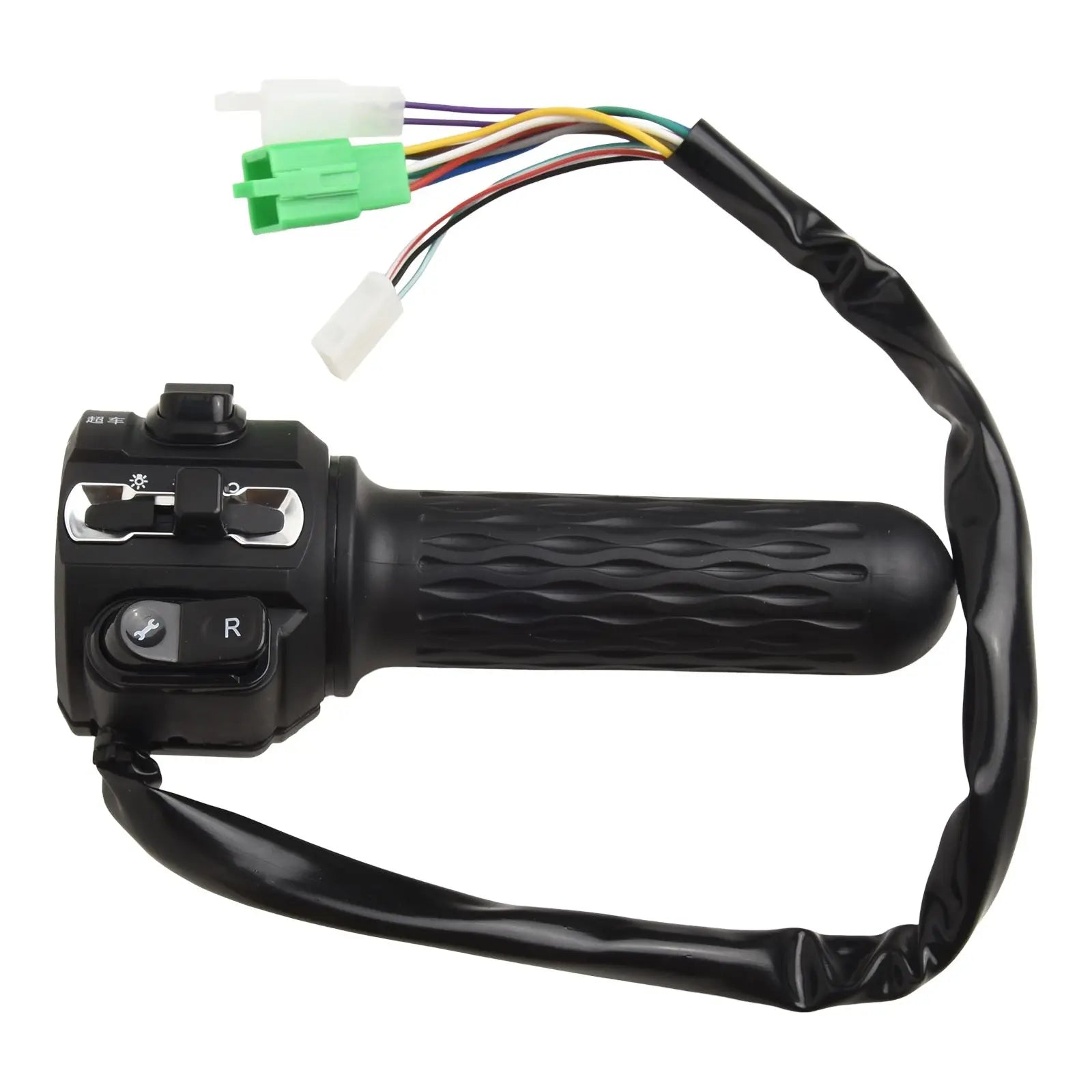 E-bike Electric Vehicles Throttle Switch-Horn Headlights Turn Signals Electric Bicycle Spin Handle Disc Brake Split Spin Handle