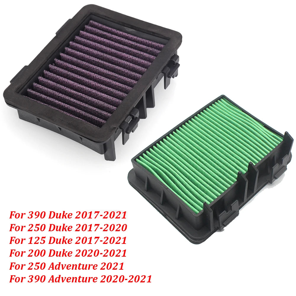 For KTM Duke125 Duke250 Duke390 Duke 125 250 390 2017-2021 Motorcycle Engine Air Intake Filter Cleaner Motorbike Air Filter