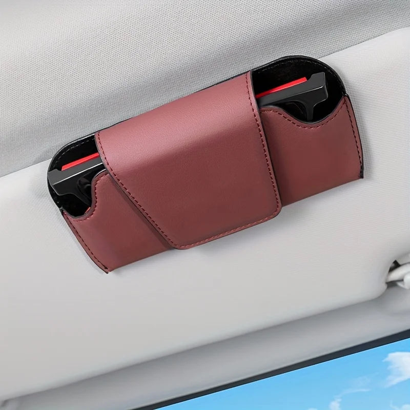Car Fashion Glasses Holder - Fit Visor Clip for Glasses Storage, Stylish Auto Interior Accessory