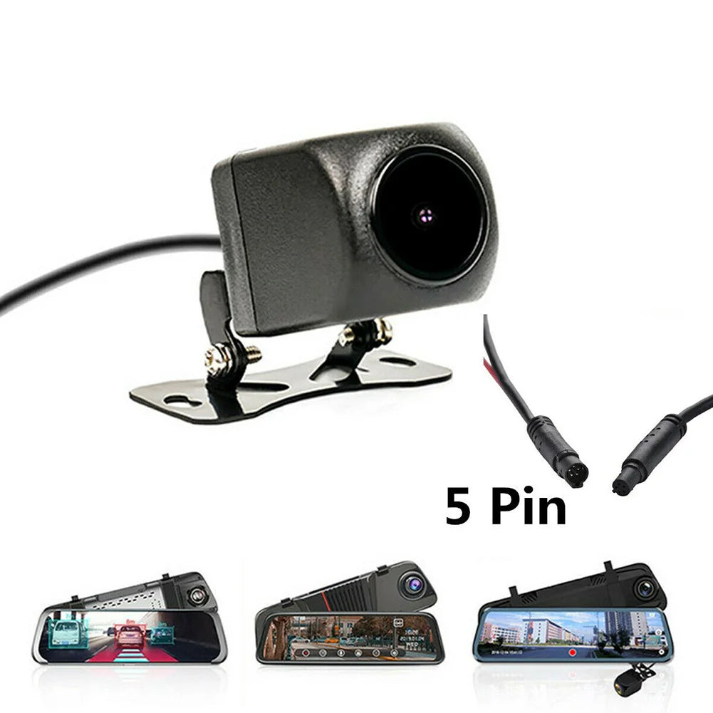 720P 5Pin AHD Car Mirror Dash Cam DVR Rear View Camera 2.5mm Waterproof For Driving Recorders With Streaming Media