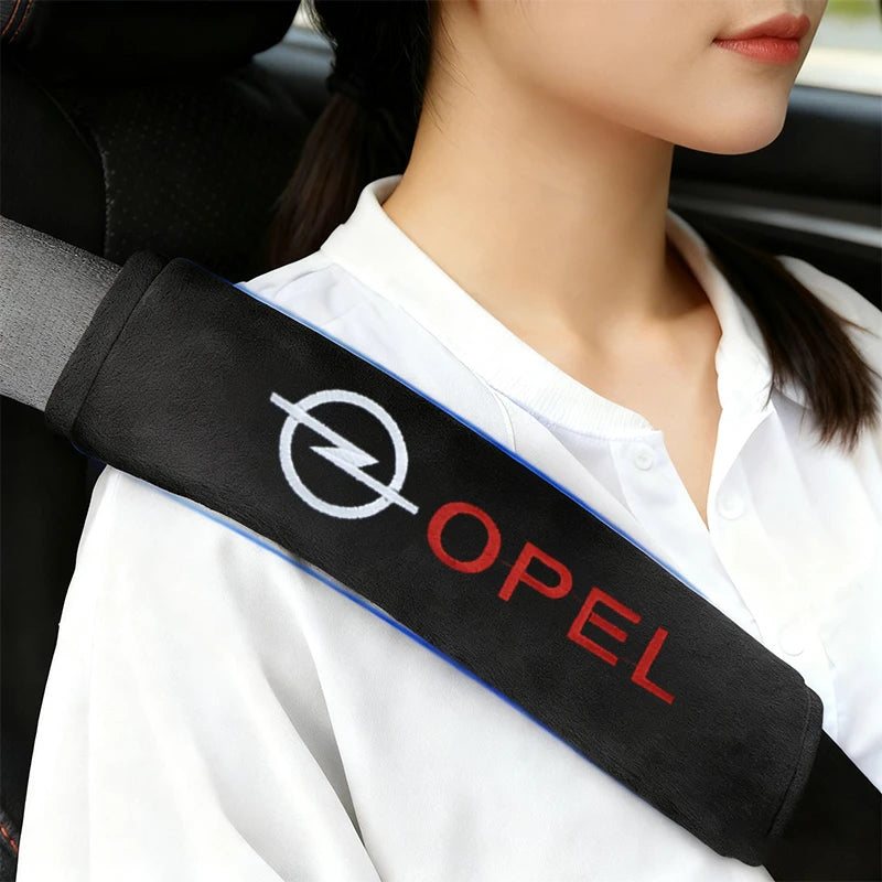 Car Interior Accessories Auto Seat Belt Cover Shoulder Pads For Opel Astra j g Insignia Corsa d Vectra c Zafira a Auto Gadgets