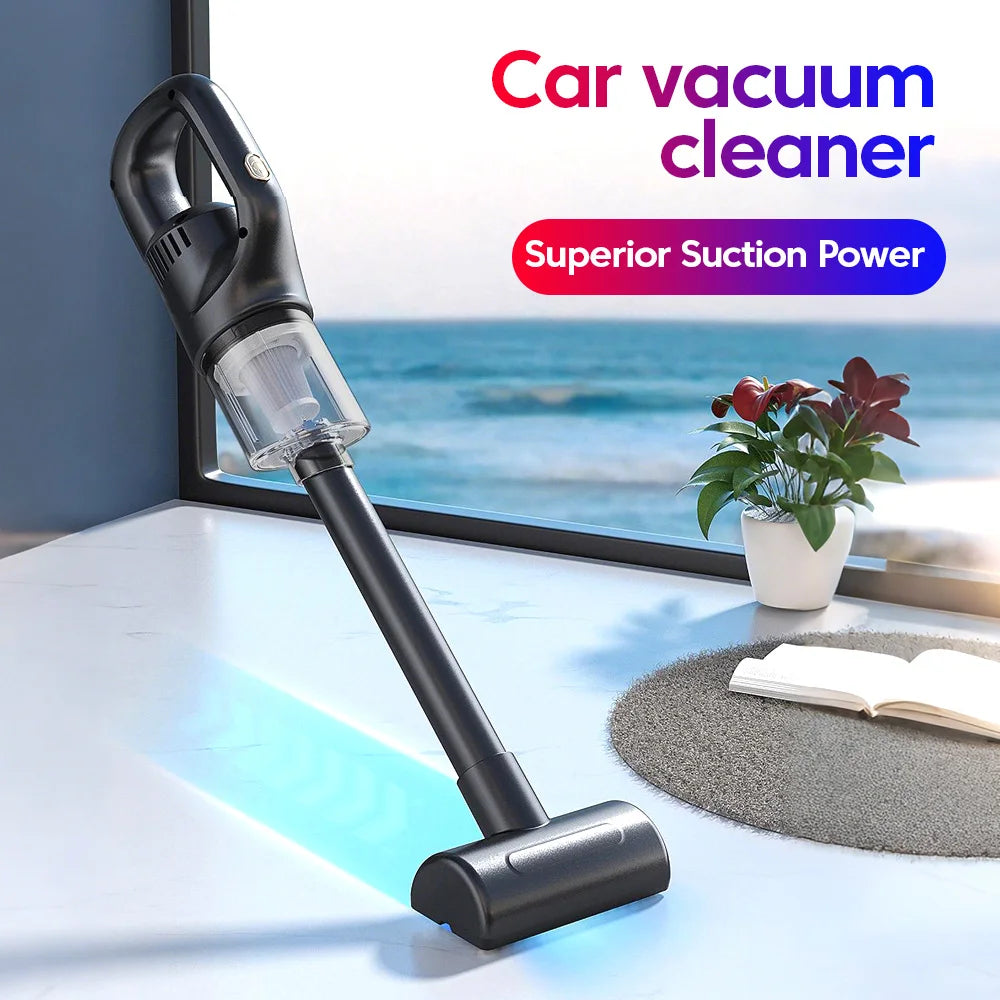 50000Pa Hurricane Suction Car Vacuum Cleaner 38000RPM Pure Copper Motor Dual-Purpose Home & Car Vacuum with Triple Filtration