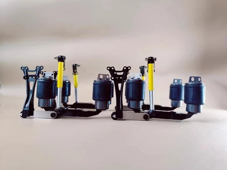 Sistema de suspensión neumática con 8 bolsas de aire para camión Tamiya RC 1/14, remolque, volquete, Scania, Benz, Actros, Volvo, MAN, piezas de bricolaje