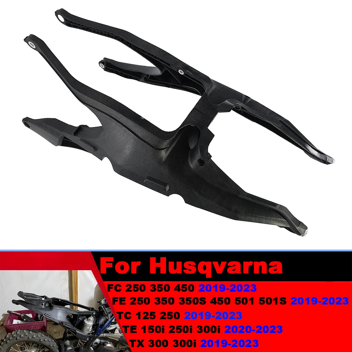 Motorcycle Accessories Subframe Rear Seat Support Frame Tailstock Bracket For HUSQVARNA FC FE TC TE FS FX TX Dirt Bike 2019-2023