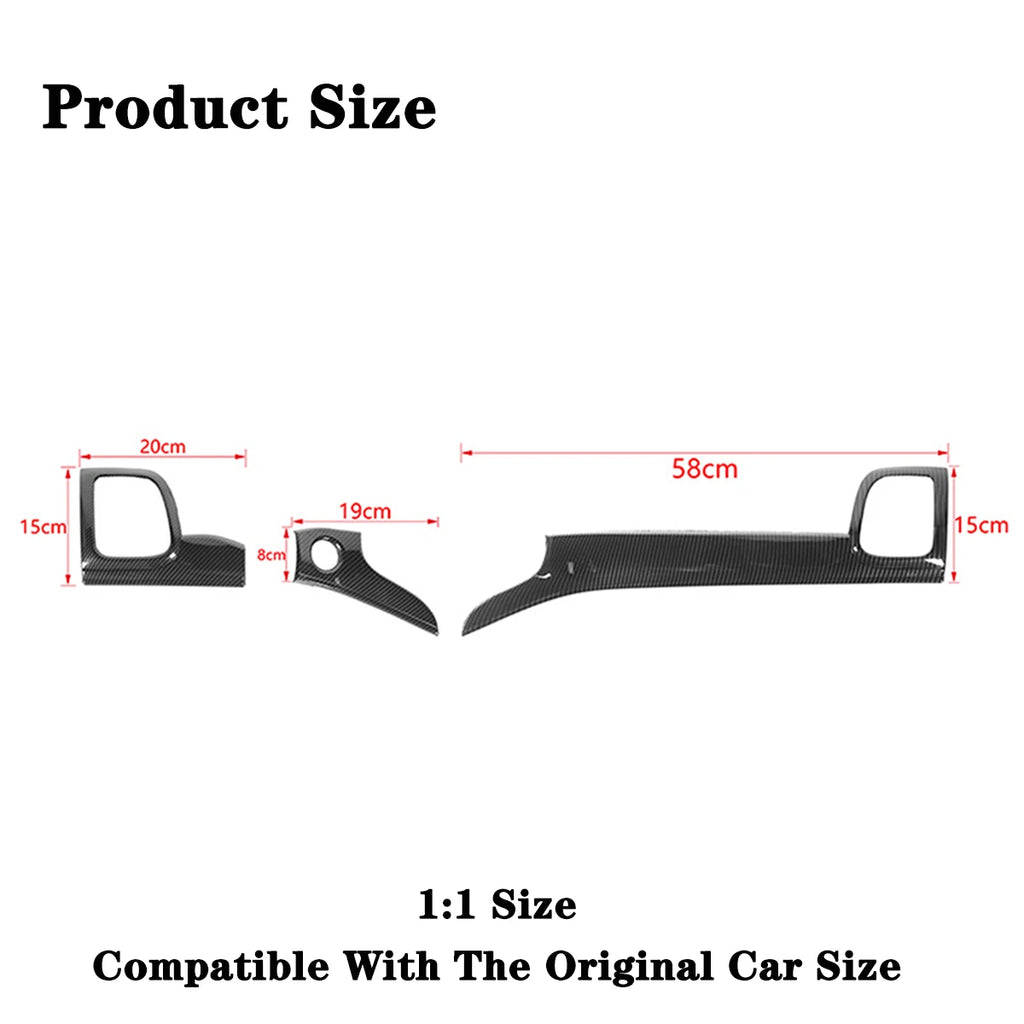 Car Center Console Panel Interior Handle Decoration Cover Trim for Jeep Grand Cherokee 2011-2016 2017 2018 2019 2020 Accessories