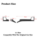 Car Center Console Panel Interior Handle Decoration Cover Trim for Jeep Grand Cherokee 2011-2016 2017 2018 2019 2020 Accessories