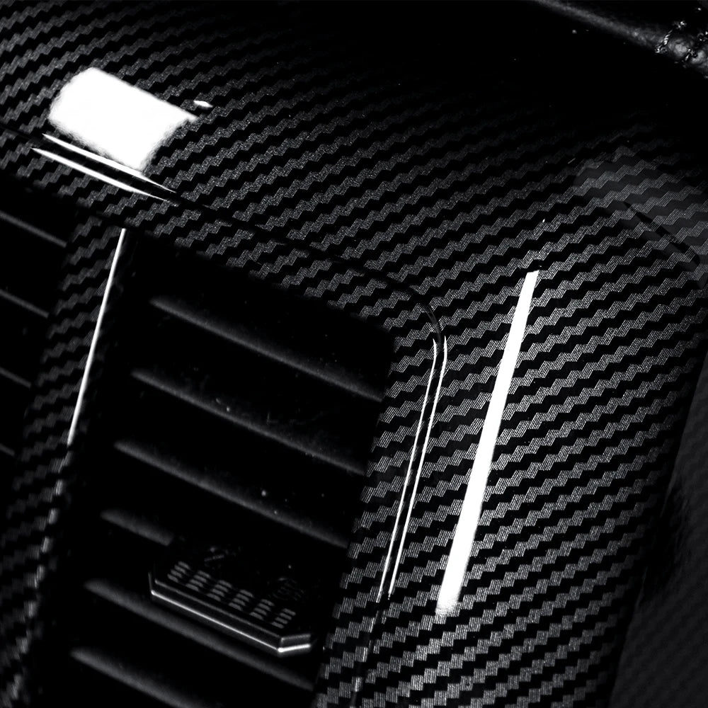 For Kia Sportage NQ5 Decoration Accessories Car Interior Carbon Fiber Rear Seat Air Conditional AC Vent Frame Trim Cover