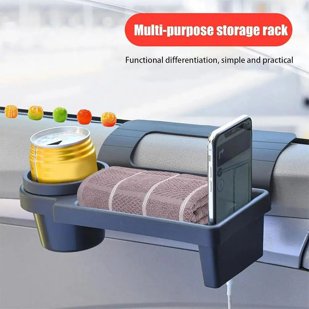 Multifunctional Car Organizer Box Side Door Window Auto Large Interior Slot Drink Hanging Rack Storage Capacity Cup Phone