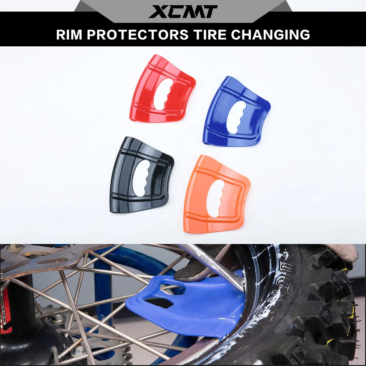 ATV Motorcycle Tyre Tire Installation Rim Protectors Rim Shields Guards Wheel and Tire Repair Tool For KTM Honda Ymaha Kawasaki