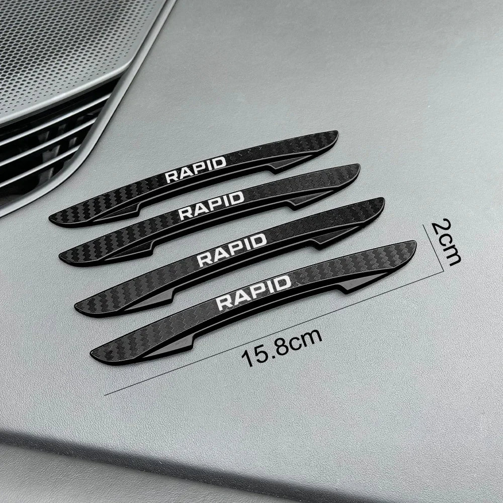 Car Door Anti-Collision Strip Accessories For Skoda Octavia Fabia Rapid Superb Kodiaq Scala Karoq Citigo Kamiq Roomster Enyaq