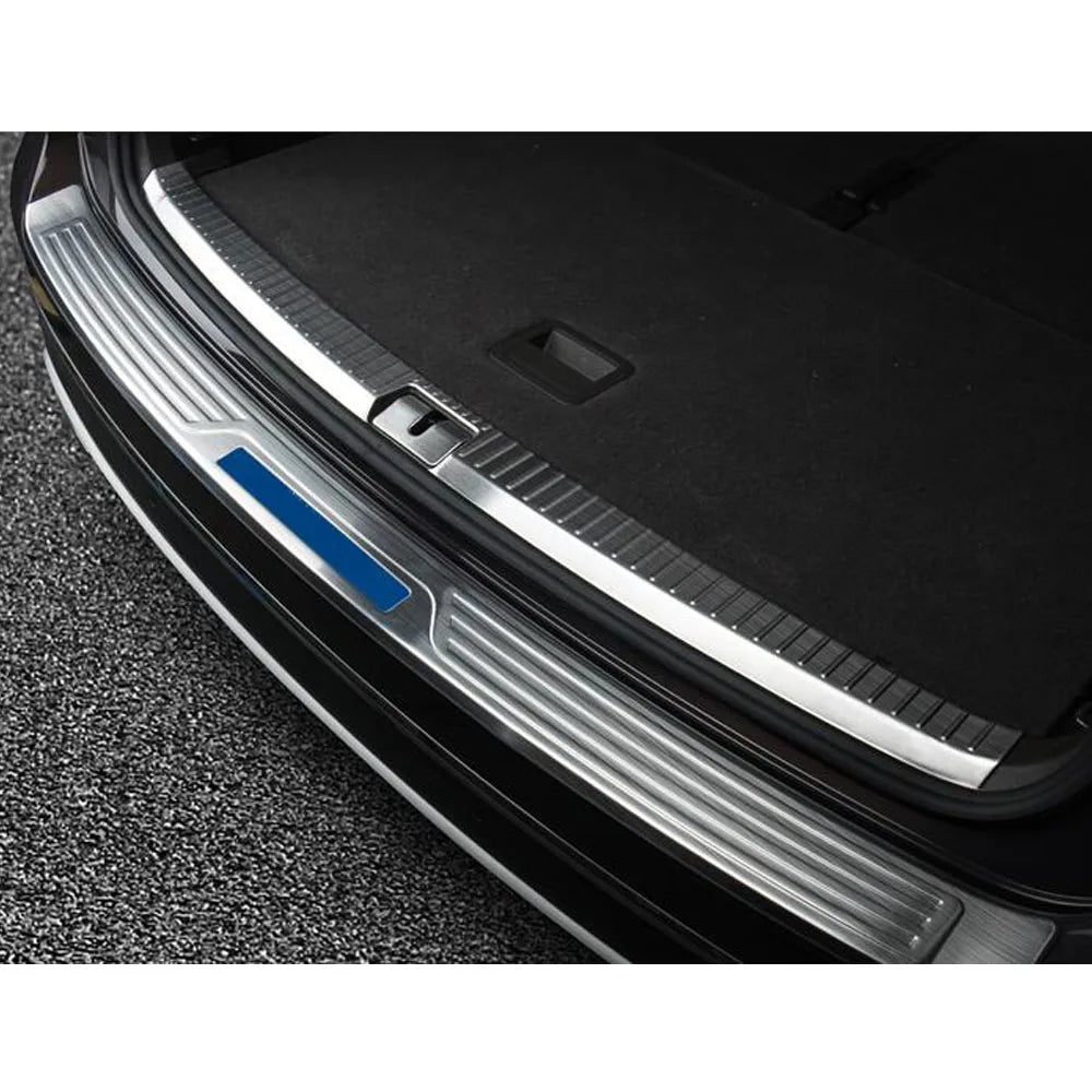 Car Accessories Rear Outside Bumper Protection Trunk Trim Cover Plate Pedal For VW Volkswagen Teramont Atlas 2017 2018 2019 2020
