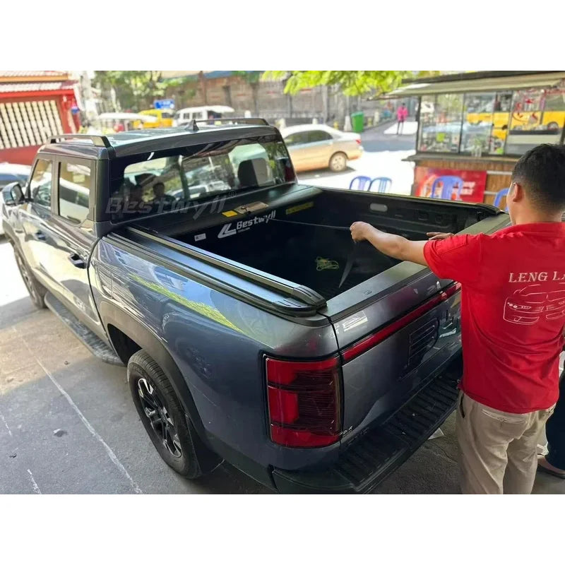 BESTWYLL Aluminum Truck Shutter BYD Shark 6 Retractable Truck Bed Cover Manual Pickup Roller Lid