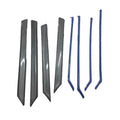8pcs Car Interior Door Cover Trims decorative accessories For Honda 10th Generation Civic 4-Door 2016 2017 2018 2019 2020