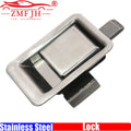 304 Stainless Truck Trunk Cabinet Lock Pickup Yacht Boat Cupboard Accessories Bus Handle Locker Marine Accessories custom