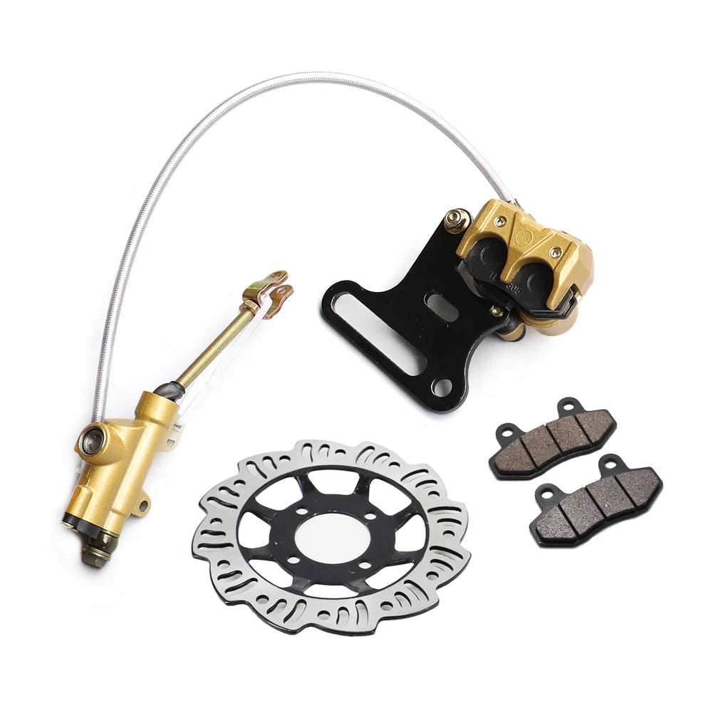 Motorcycle rear hydraulic disc brake kit for most 50cc-125cc motocross Bike BBR TTR CRF 50 XR Apollo Motorcycle