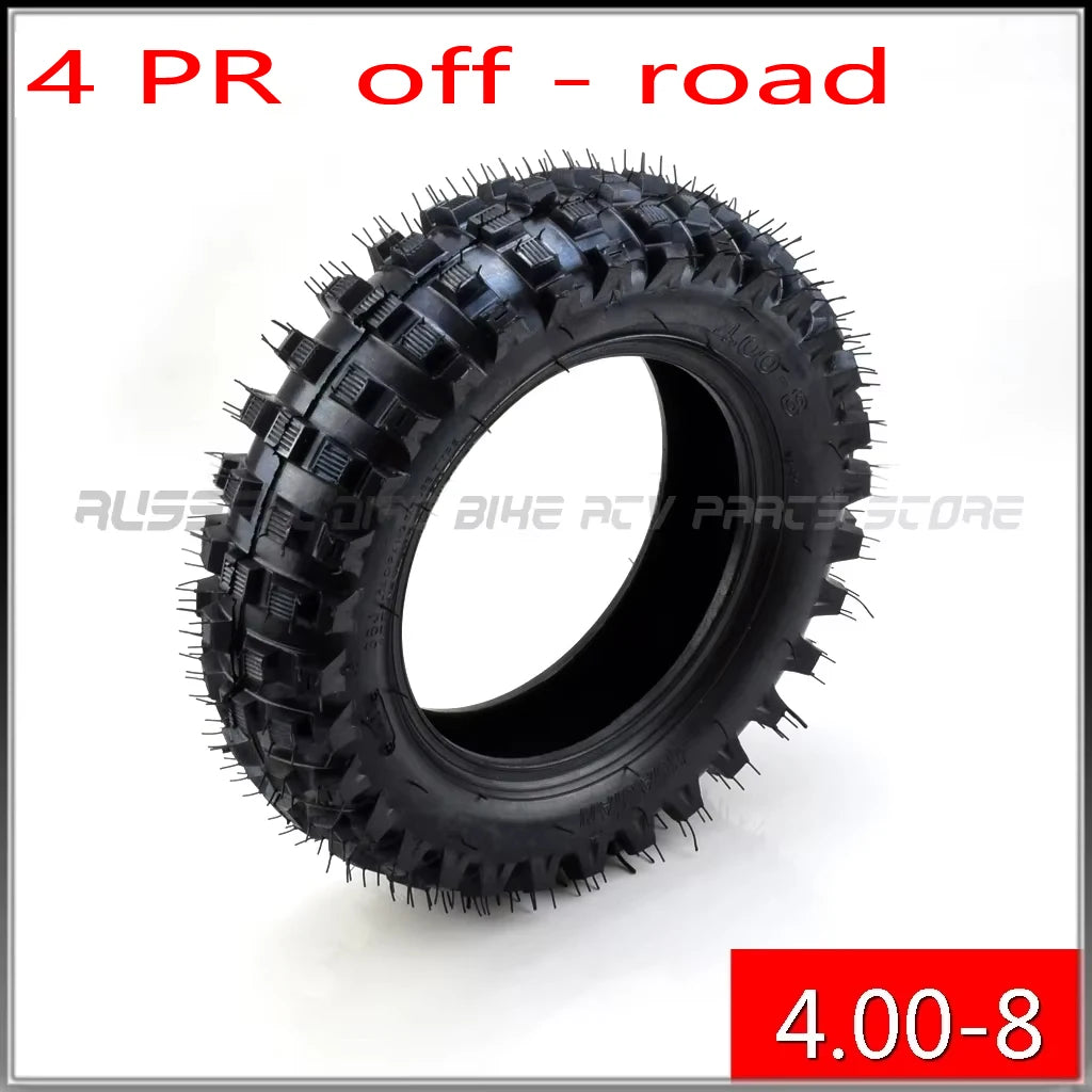 4.80 4.00-8 8 inch STUD Outer Tire Tyre For Lawn Tractor Wagon Buggy UTV Snowblower Off-Road ATV Spare Parts Accessories