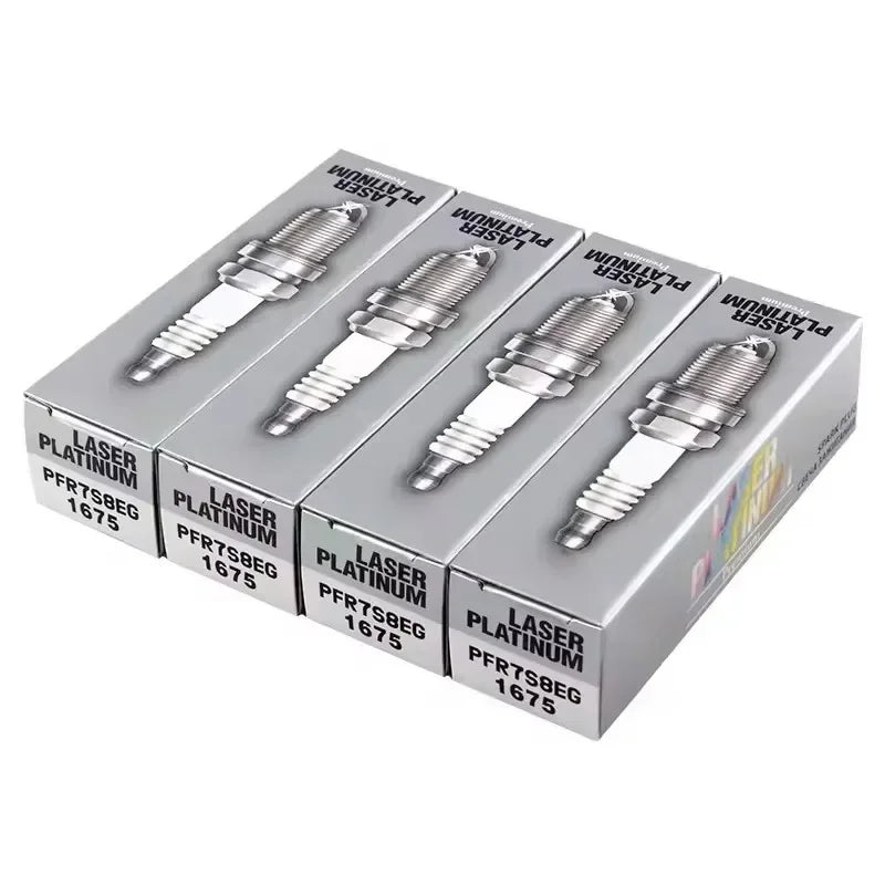 4pcs PFR7S8EG 1675 Dual Platinum Spark Plug For VW Golf Eos Jetta Audi  A3 A4 A5 A6 Q5 R8 S5 TT Passat Tiguan 1.8/2.0T
