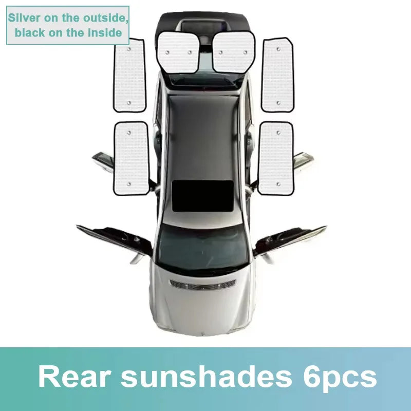 For Ford Transit Custom Tourneo 2012 2013 2014 2015~2022 Car Full Coverage Sunshades Window Sun Visor Surround Visor Accessories