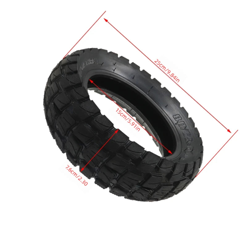 High quality 80/65-6 10 inch thick off-road tires for electric scooter upgrade and replacement parts
