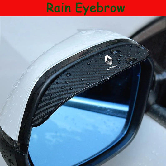 Car Rearview Mirror Eyebrow Rainproof Cover Accessories for Renault Megane 2 3 4 Twingo Clio Talisman Captur Trafic Kwid Fluence