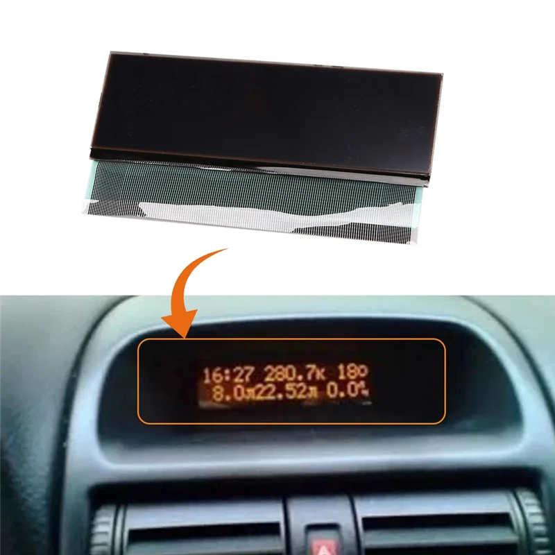 AASS-Car Central Navigator Radio LCD Display For  206 307 Citroen C5 Xsara Picasso Instrument Screen LCD Pixel Repair