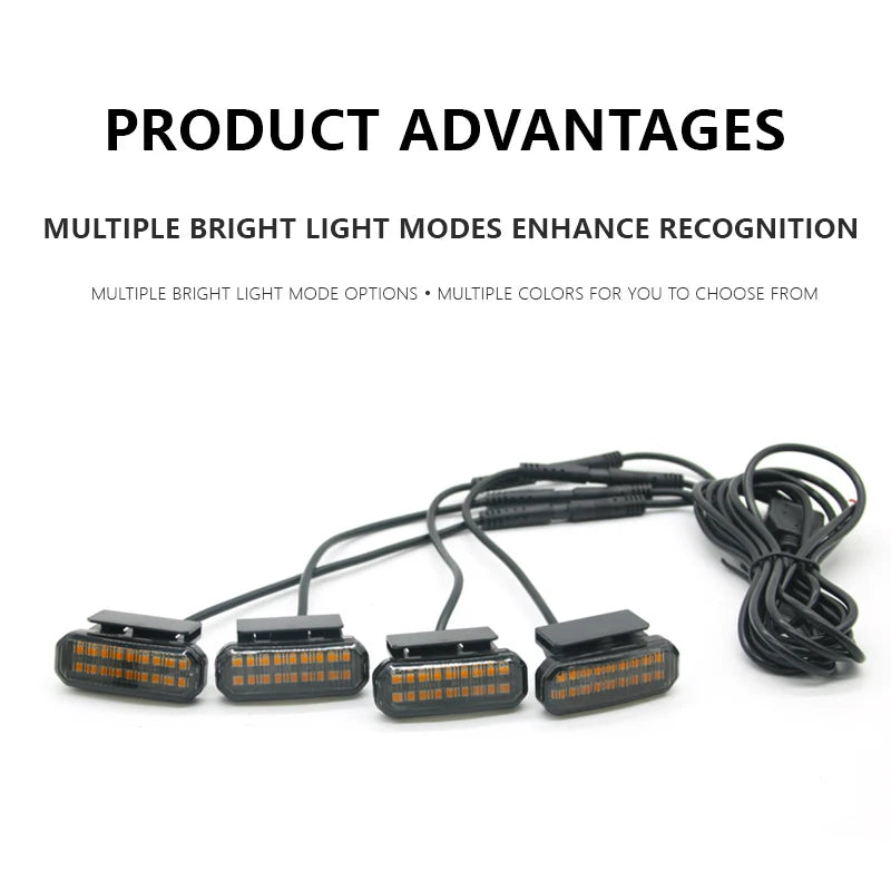 For car pickup truck off-road vehicle 18 LED Front Grille Light Car Daytime Running Light ﻿98% of vehicle models are applicable