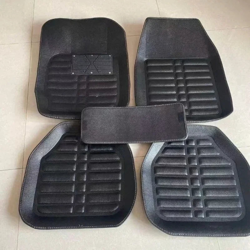 5pcs AutoFloor MatsFoot Rugs Carpets Car StylingFor Duster Premium Full Set Carpet FloorCreasing MarksMat LeatherCar Accessories