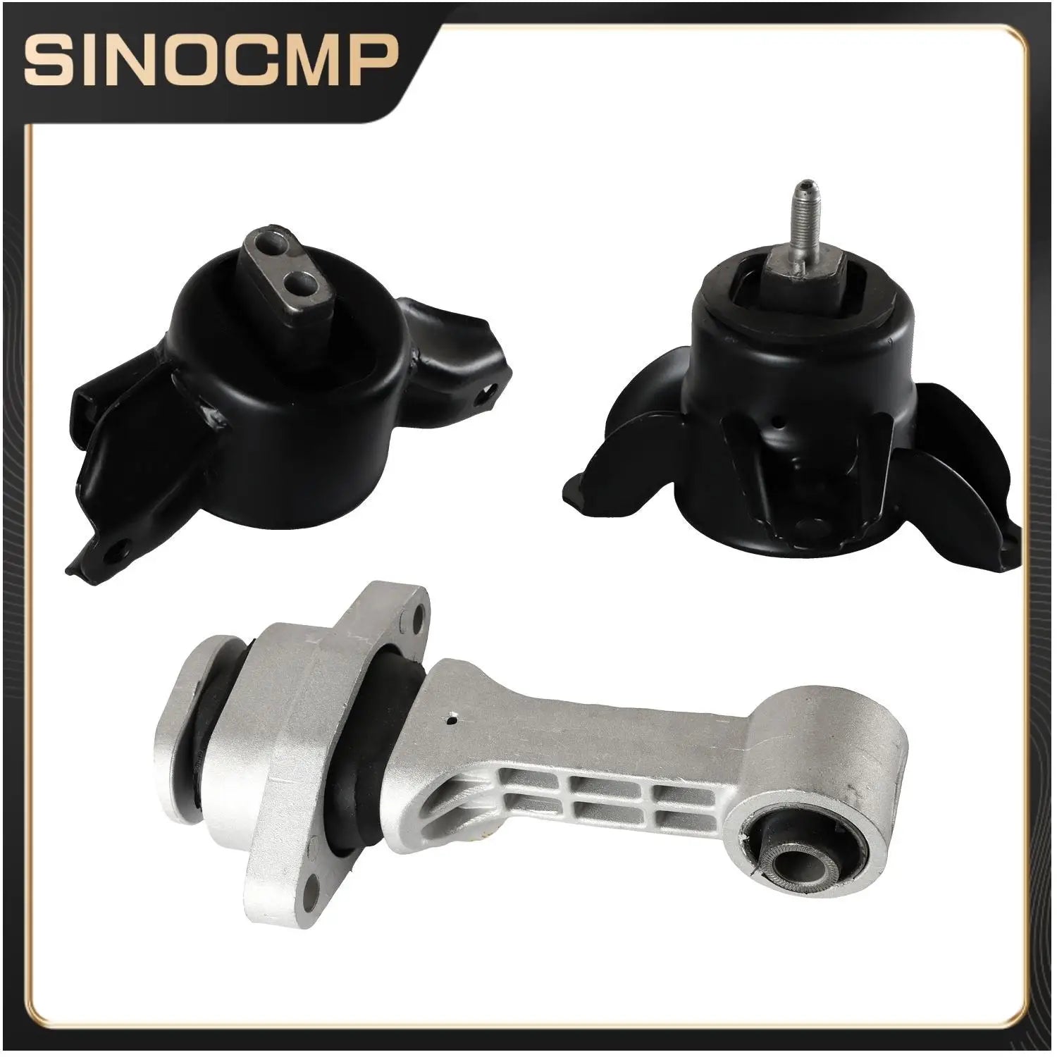 3PCS Engine Motor & Trans Mounts A71029 A71020 A71047 For 2011-2016 Hyundai Elantra 1.8L Automobile Engine Parts