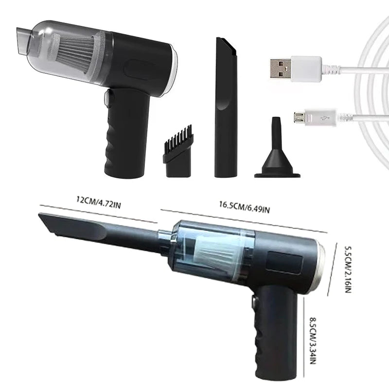 3 In 1 Powerful Wireless Portable Cleaning Machine Car Vacuum Cleaner Strong Suction Mini Handheld Vacuum Cleaner For Car Home