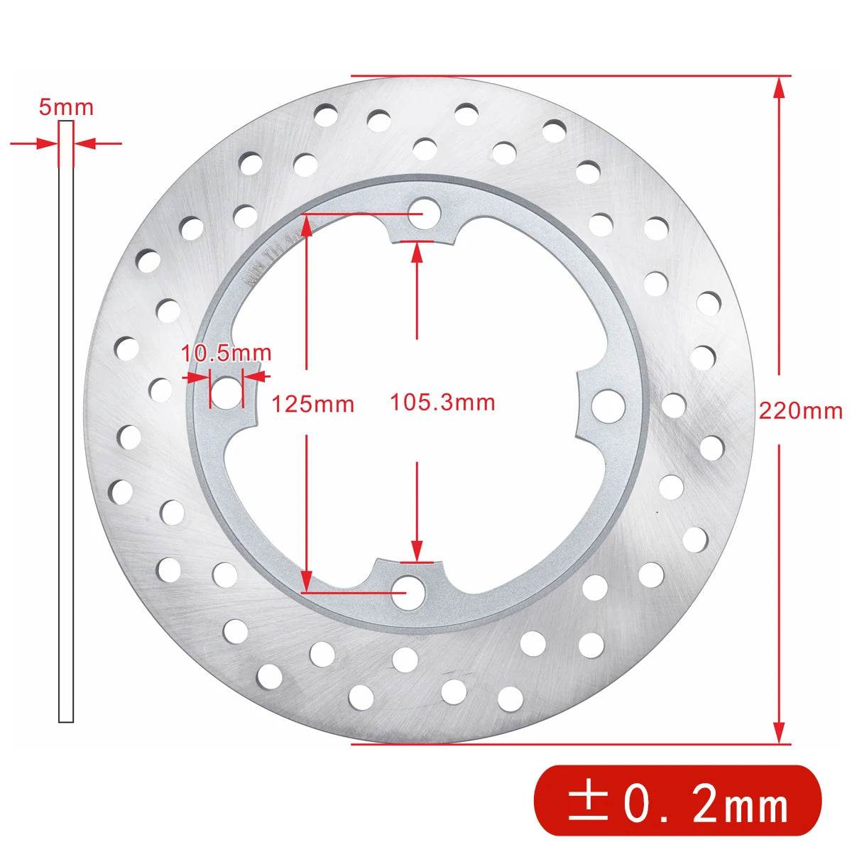 Motorcycle Rear Brake Disc Rotor For Honda NX500 CB600F CB600S CBR600F CBR600RR XR650L CBR900RR Fireblade CBR1000RR VTR1000