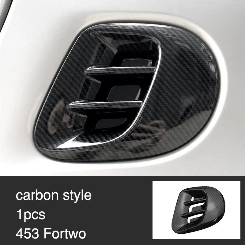 Carbon Car Interior Decoration Accessories ABS Protection Modification Sticker For Smart 453 Fortwo Forfour Car Exterior Styling