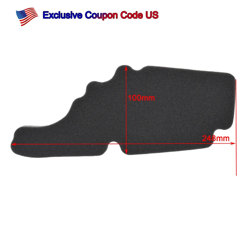 Motorcycle Air Filter Cleaner For Aprilia 50 125 Sport City One For PIAGGIO Fly 50 100 125 150 For Vespa Sprint LXV 50 50 843194
