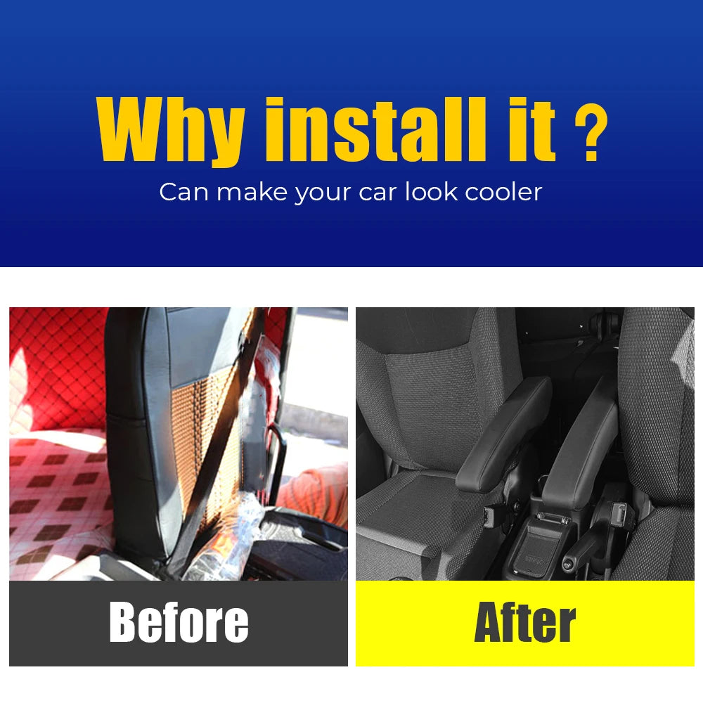 Armrest Universal Adjustable Left Right Side For Truck Trailer RV Caravan Car Center Console Arm Rest Box Interior Accessories