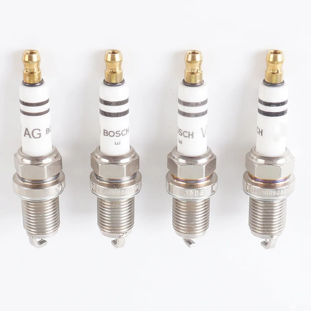 4PCS-06H905611 06H905604 Spark Plug for Audi A4 B8 A5 Q3 Q5 VW Golf GTI Passat CC B7 Sharan Scirocco EA888 GEN 2 06H905601A