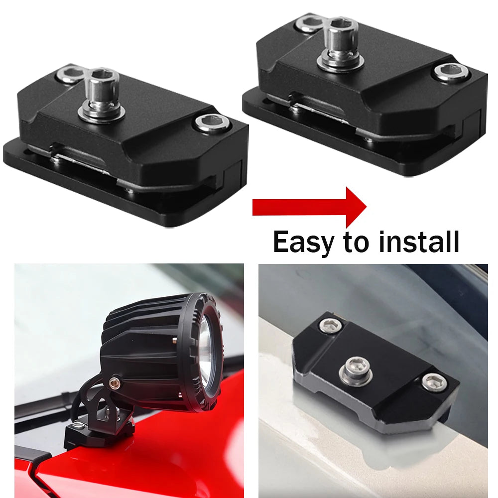 Car Light Accessories LED Work Light Bar Mounting Bracket Universal For Off Road 4X4 Truck SUV Spotlight Stand Headlight Holder