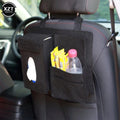 Car Back Seat Storage Bag Organizer Hanging Bag Paper Towel Mobile Phone Storage Felt Bag Debris Organizer Accessories