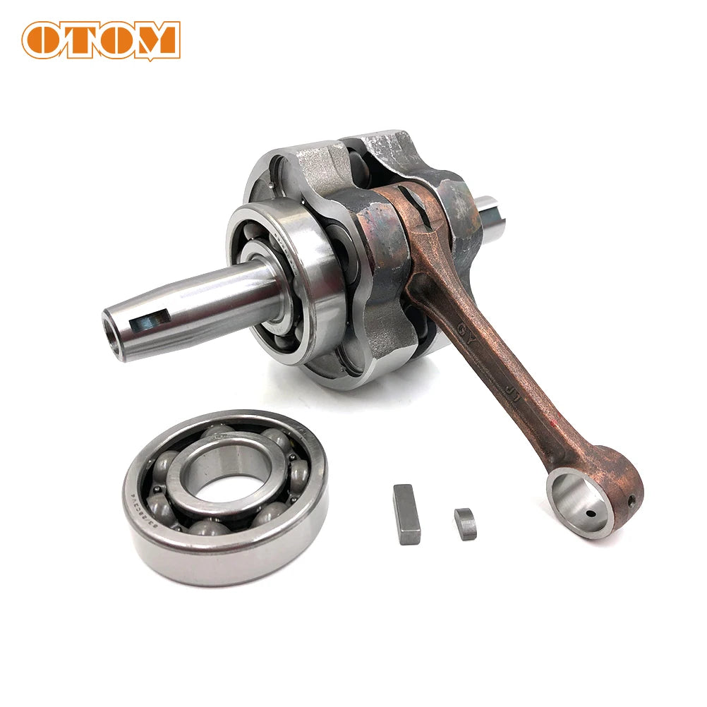 OTOM Motorcycle Crankshaft Assembly With Bearing For YAMAHA DT230 Loncin MT250 GPX TSE250R HJ250H 2 Stroke Engine Connecting Rod