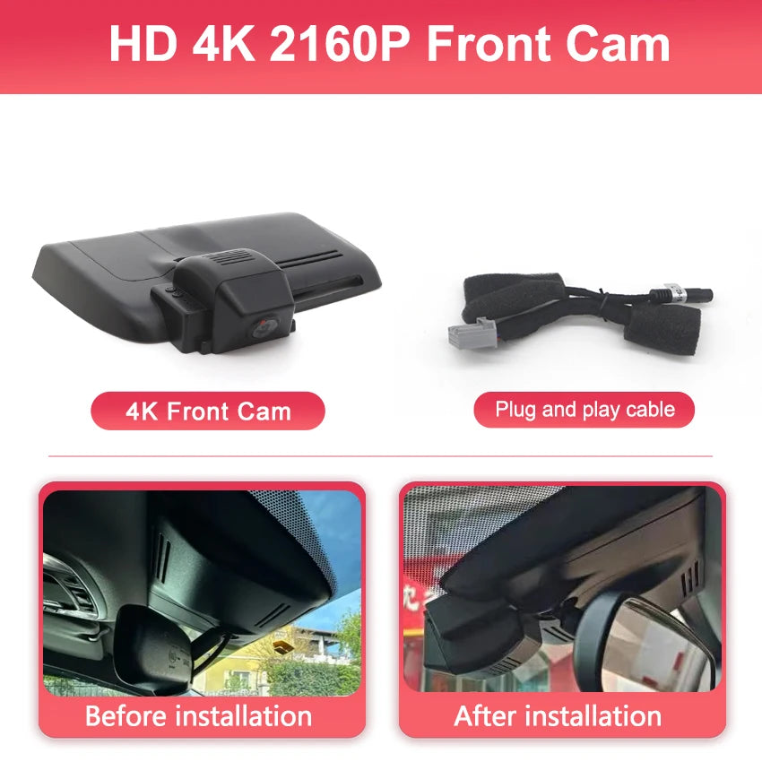 Dash Camera for Honda CR-V CRV CR V 5 5th Gen 2017 2018 2019 2020 2021 2022, Plug and Play 4K OEM Car Video Recorder WIFI APP
