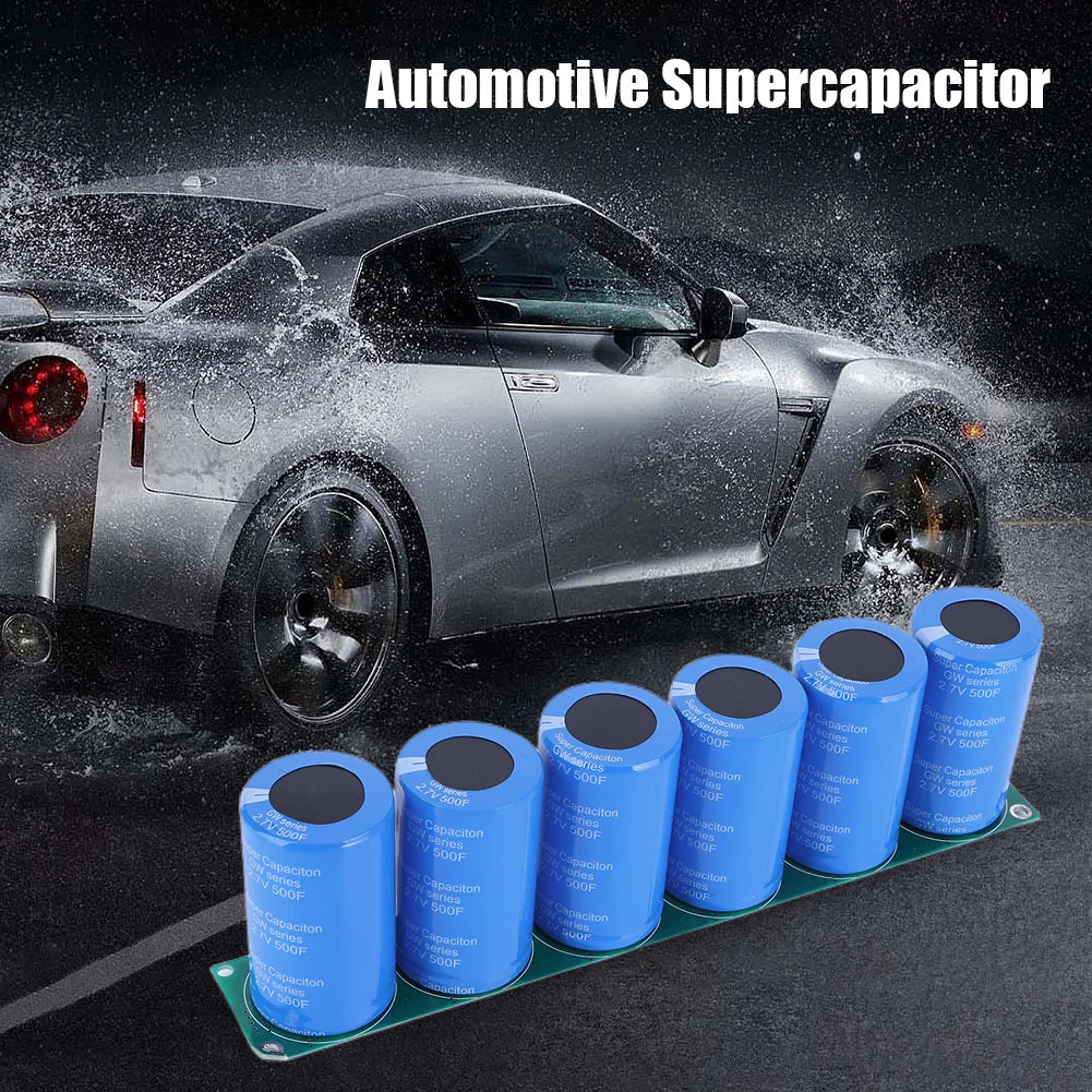 Farad Capacitor 16V 83F Automotive Capacitor with Protection Board Voltage Regulator Rectifier Battery Parts