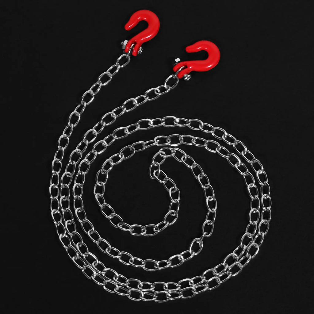 1:10 RC Crawler Accessories Tow Chain with Trailer Hook for Axial SCX10 90046 TAMIYA CC01 RC4WD D90 D110 TF2 RC Climbing Car