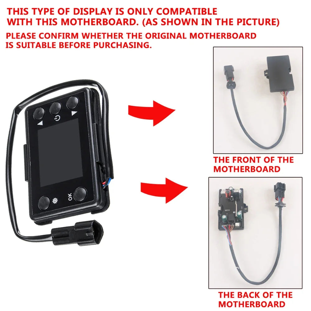 12V 24V Universal Car Air Diesel Heater LCD Monitor Display Switch Remote Control Controller Truck Vehicles Eberspacher Webasto