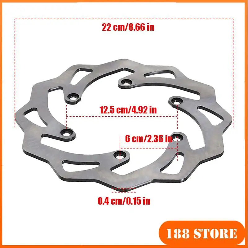Front Rear Brake Discs or Brake pads for use on off-road motorcycles Disc brake disc 220/240/260/270mm high quality