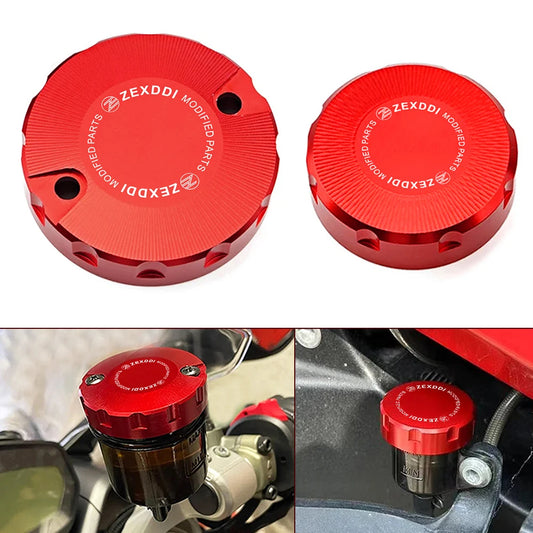 For Aprilia RS660 RS 660 RSV4 R/RR/RF Tuono V4 1100 RSV 1000 Mille Motorcycle Front Rear Brake Fluid Reservoir Cover Accessories