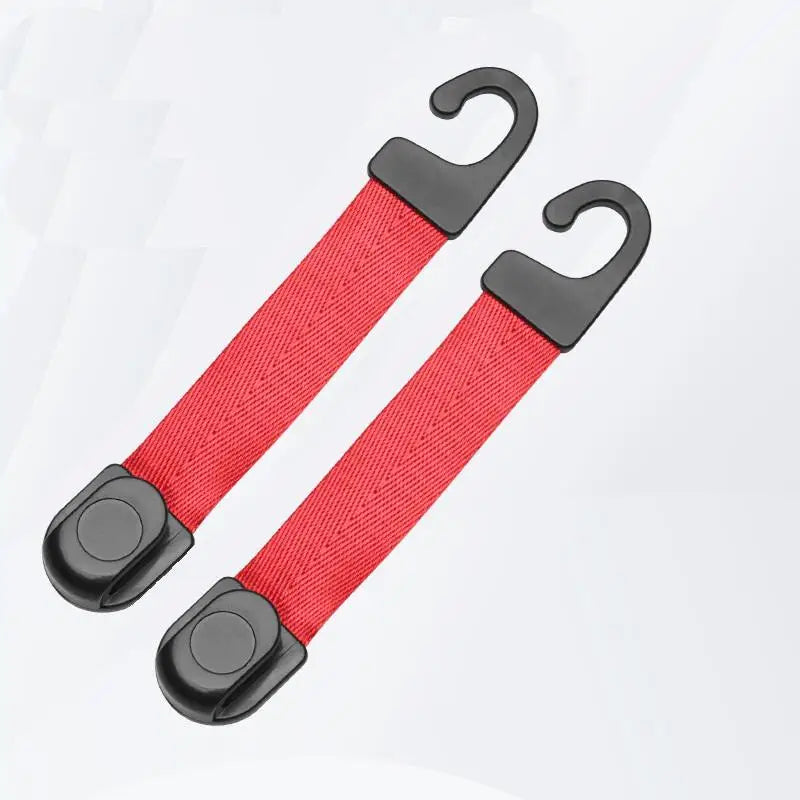 2Pcs Car Storage Interior Accessories Car Headrest Hooks Hanger For Bags Seat Back Organizer Holder Clips Auto Fastener Hooks