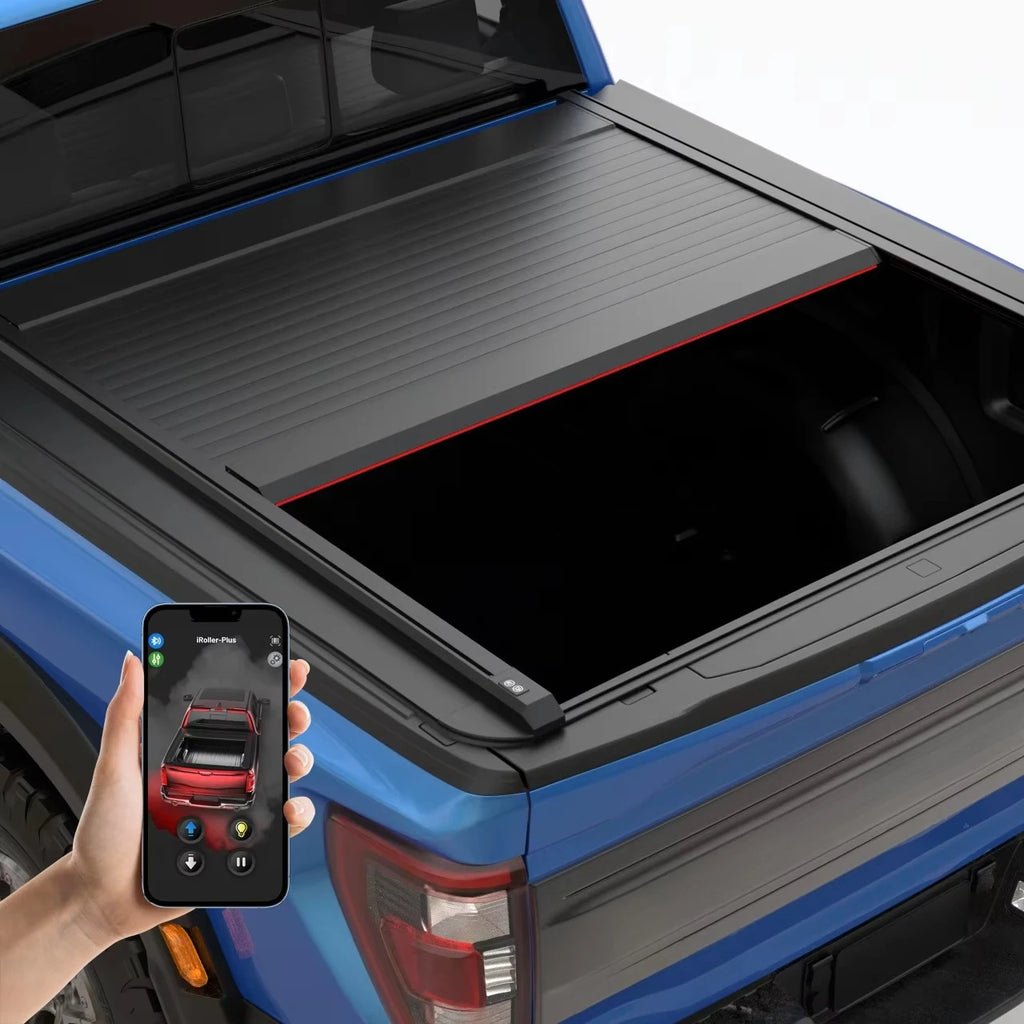 Electric Retractable Roll Cover Roller Shutter Lid Truck Bed Tonneau Cover for Pickup Trucks for Shark 6 2024-2025