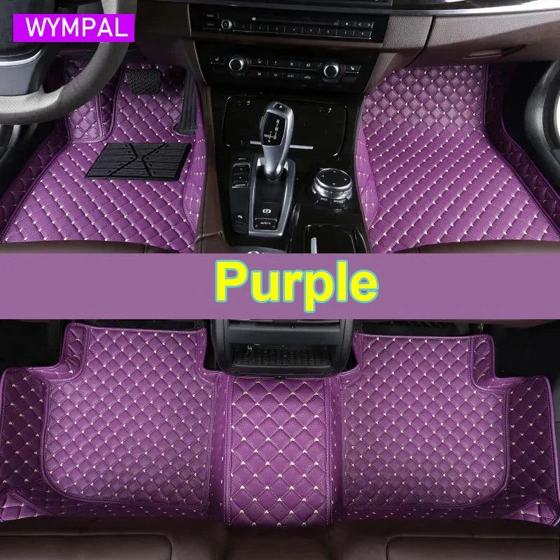 Car Floor Mats For Audi 80 Cabriolet B4 1992 1993 1994 1995 1996 Water Proof Pads Floor Carpet Car Mats Full Set Car Accessories