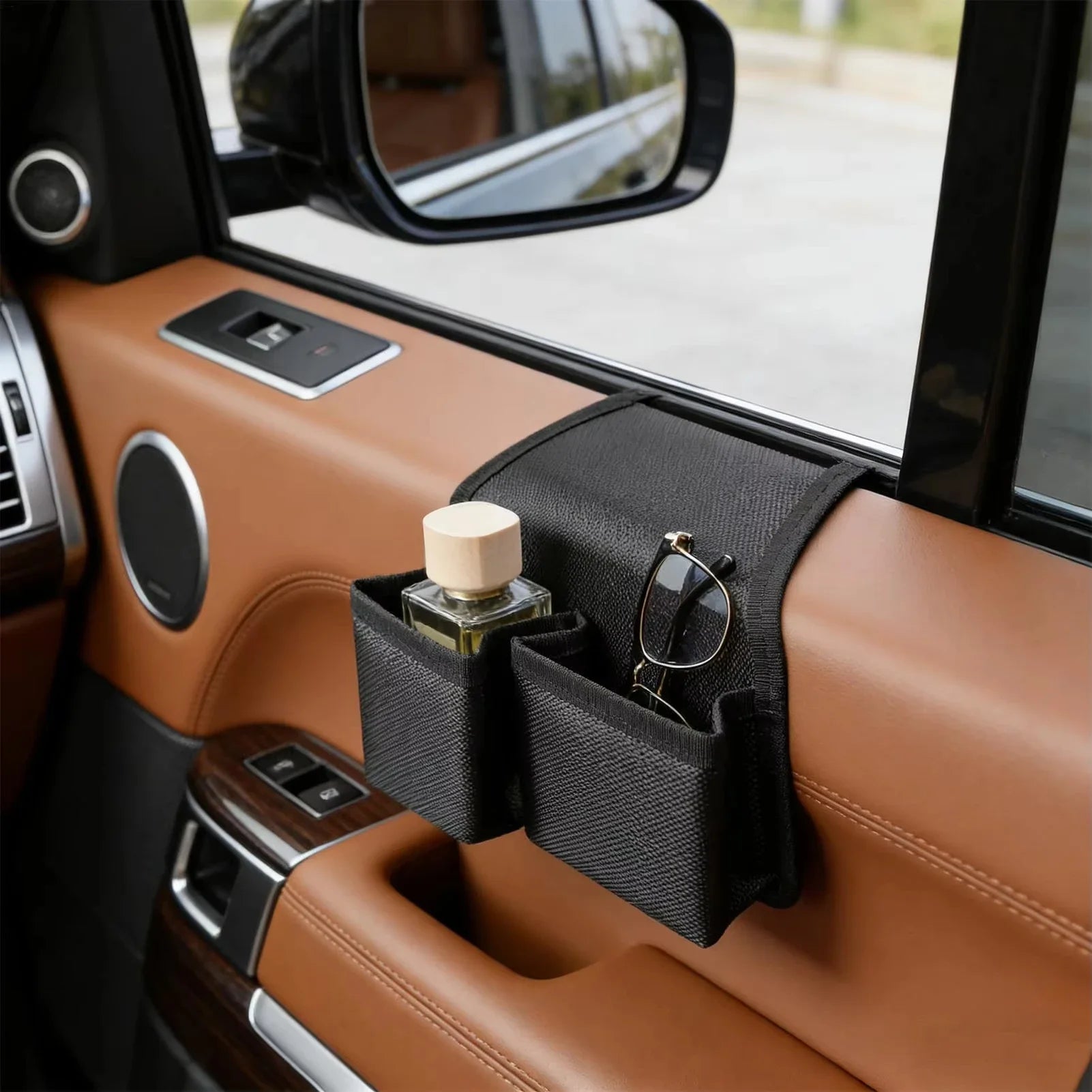 Multifunctional Car Organizer Box Side Door Window Storage For Travel Business Trip Camping Daily Commuting Vehicle Sedan